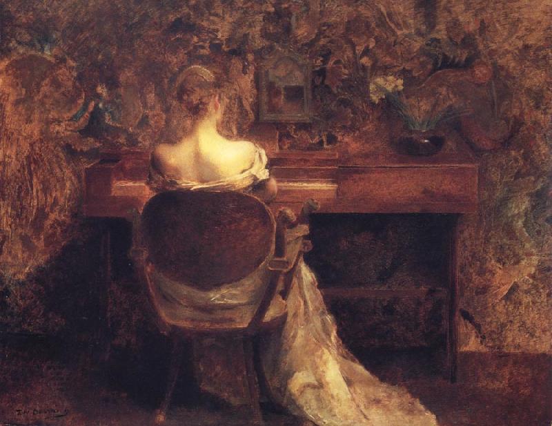 Thomas Wilmer Dewing The Spinet